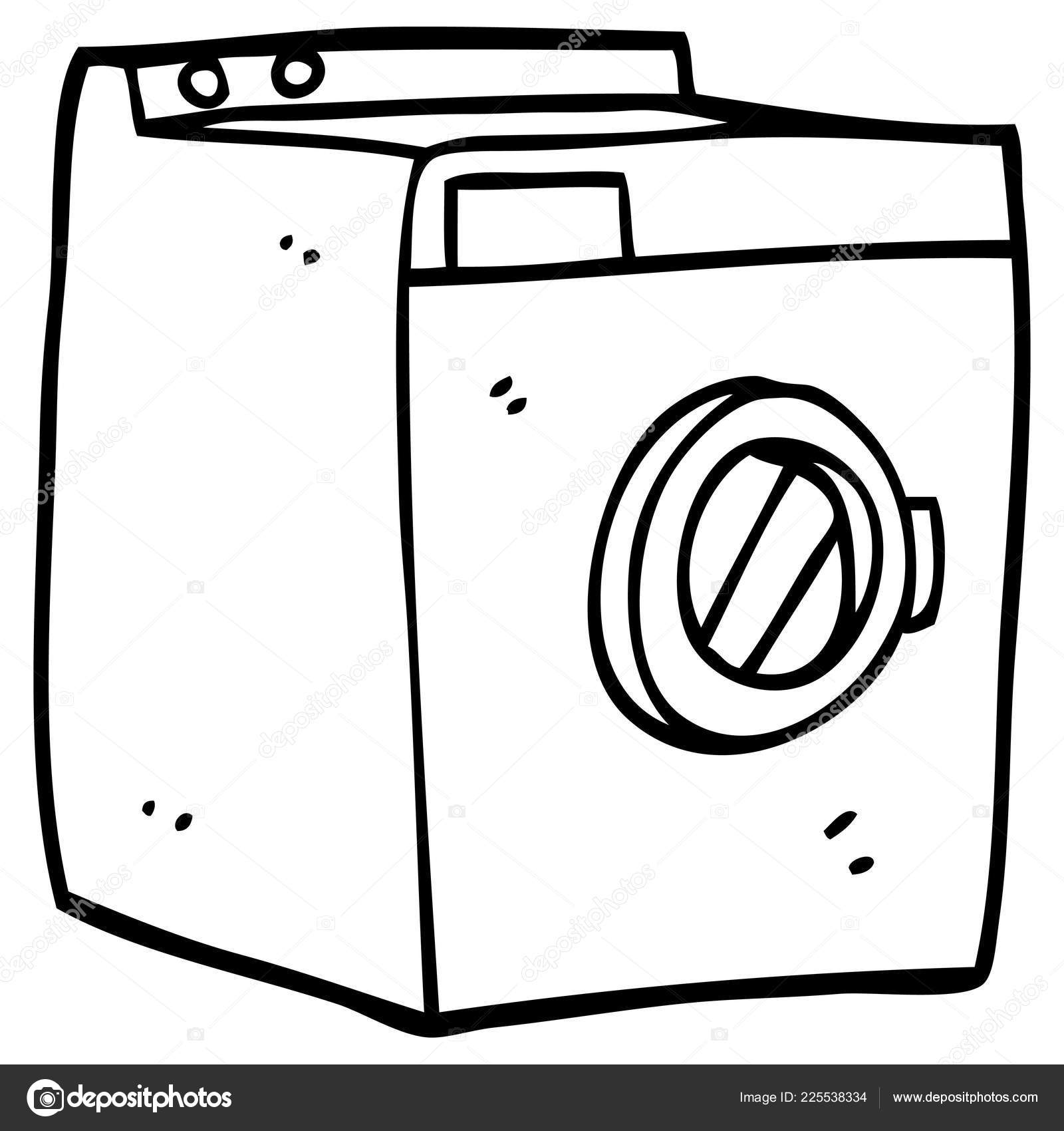 White Washing Machine Drawing Stock Illustrations – 798 White Washing  Machine Drawing Stock Illustrations, Vectors & Clipart - Dreamstime