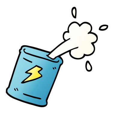 vektör degrade illüstrasyon karikatür soda olabilir