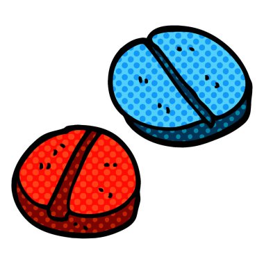 çizgi film tablet, vektör çizim doodle