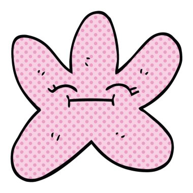 çizgi roman tarzı çizgi film yıldız balık