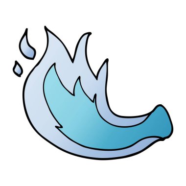 çizgi film doodle gaz alev