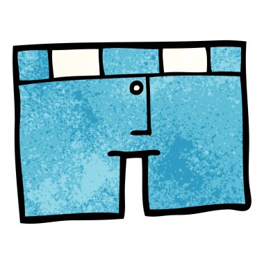 çizgi film doodle iç çamaşırı, vektör çizim