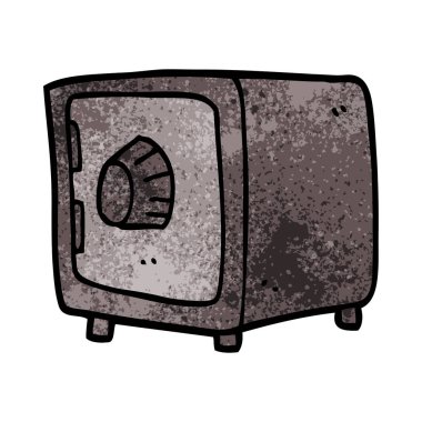 çizgi film doodle güvenli, vektör çizim