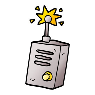 vektör degrade illüstrasyon karikatür volki tolki