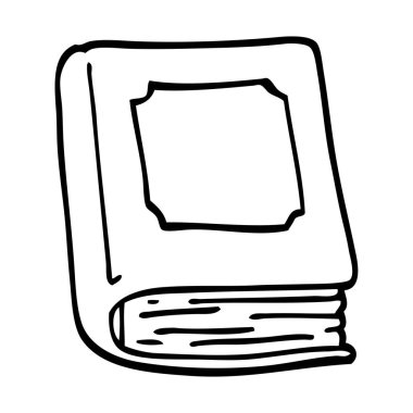 çizgi çizme çizgi film kapalı kitap