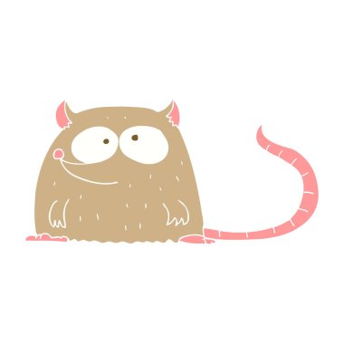 fare düz renkli çizimi