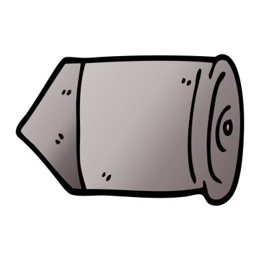 çizgi film doodle kurşun, vektör tasarımı