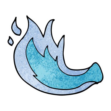 çizgi film doodle gaz alev