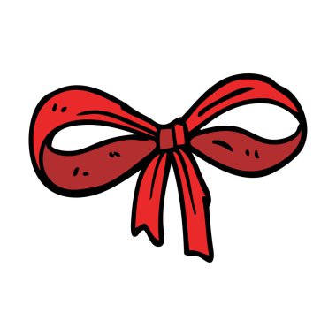 çizgi film doodle bağlı yay