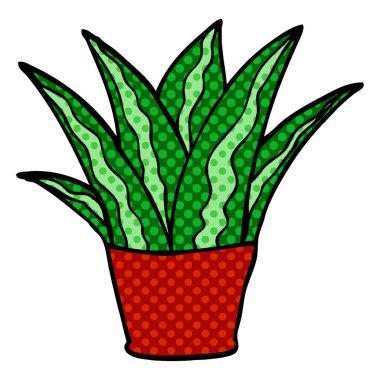 çizgi film doodle Ev bitkisi