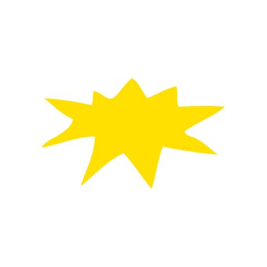 çizgi film doodle bang, vektör çizim