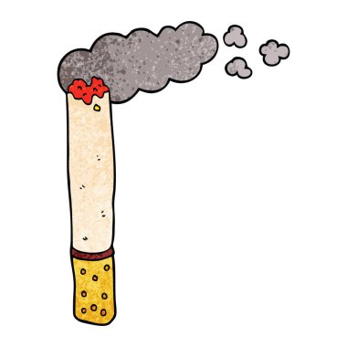 çizgi film doodle sigara, vektör çizim