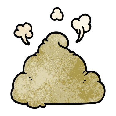 çizgi film doodle kaka, vektör çizim