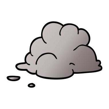 çizgi film doodle fırtına bulutu