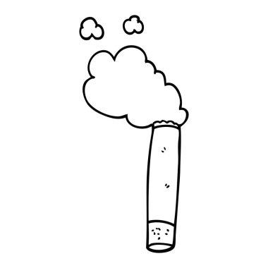 çizim karikatür Sigara