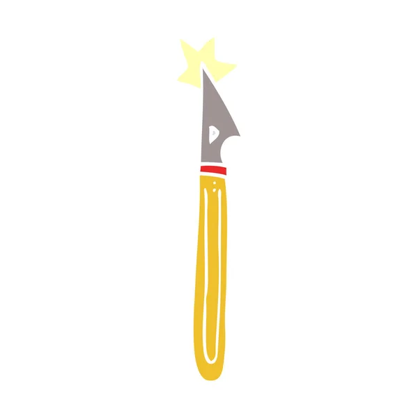 Cartoon Doodle Nůž — Stockový vektor