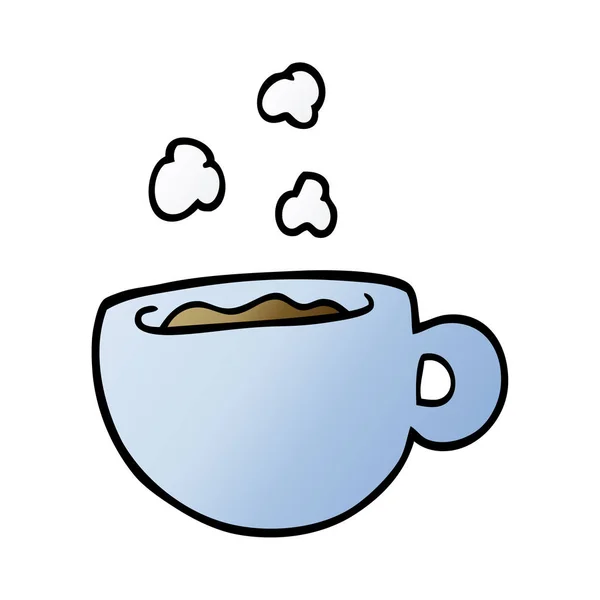 Cartoon Doodle Kaffekopp — Stock vektor