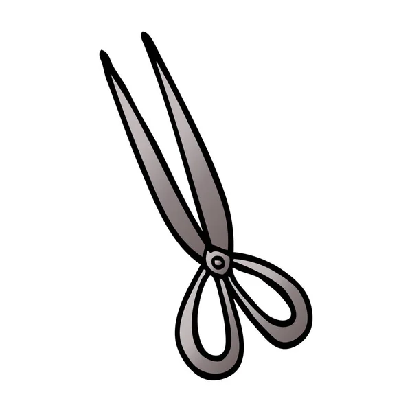 Cartoon Doodle Scissors Vector Illustration — Stock Vector
