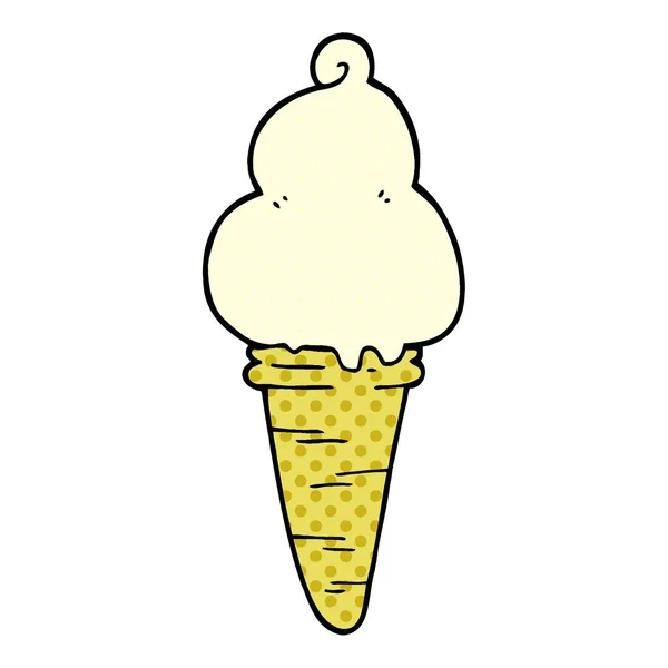 Cartoon Doodle Ice Cream — Stock Vector