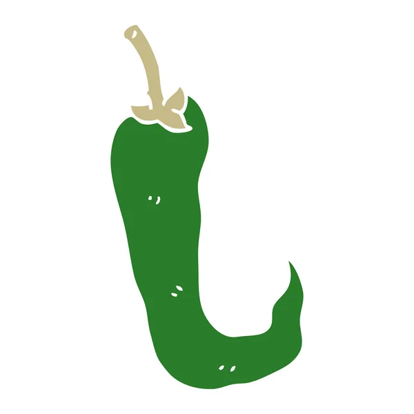 Cartoon Doodle Chilli Pepper — Stock Vector