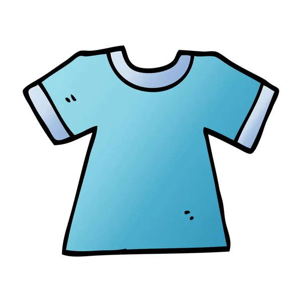 Cartoon Doodle Tee Shirt — Stockvector