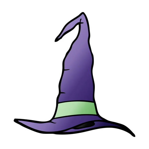 Cartoon Doodle Witch Hat — Stock Vector