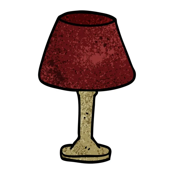 Cartoon Doodle Bureaulamp — Stockvector