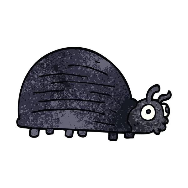 Zeichentrick Doodle Riesiger Käfer — Stockvektor