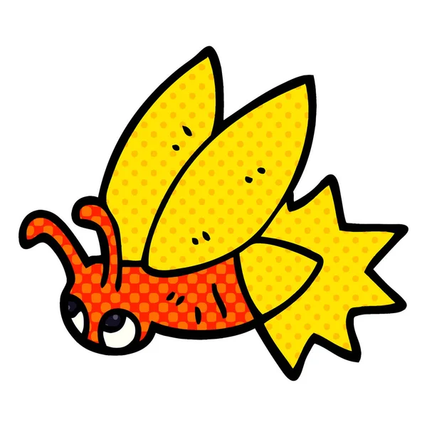 Dibujos Animados Garabato Rayo Insecto — Archivo Imágenes Vectoriales