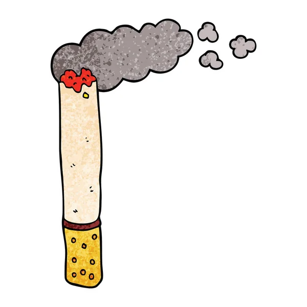 Dessin Animé Doodle Cigarette Illustration Vectorielle — Image vectorielle