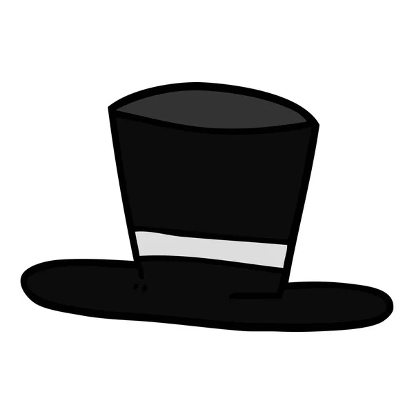 Chapeau Top Doodle Dessin Animé — Image vectorielle