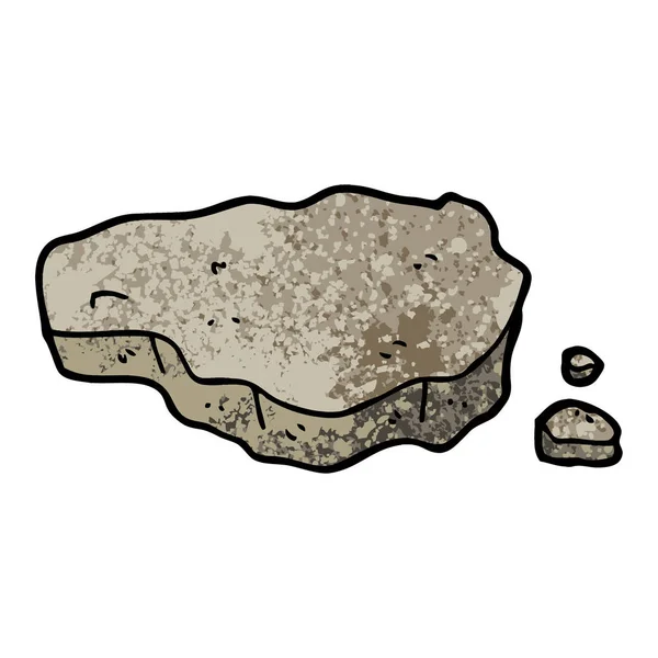 Grunge Texturizado Ilustração Cartoon Velho Rock — Vetor de Stock