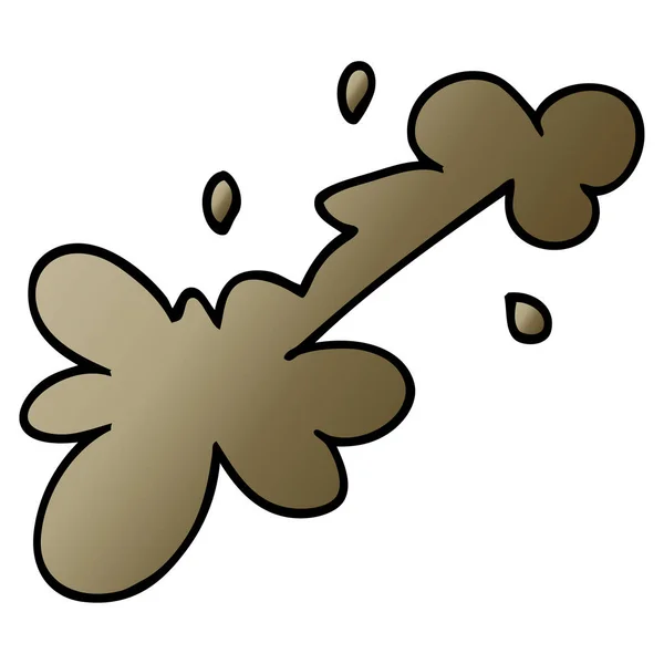 Cartoon Doodle Modder Splat — Stockvector