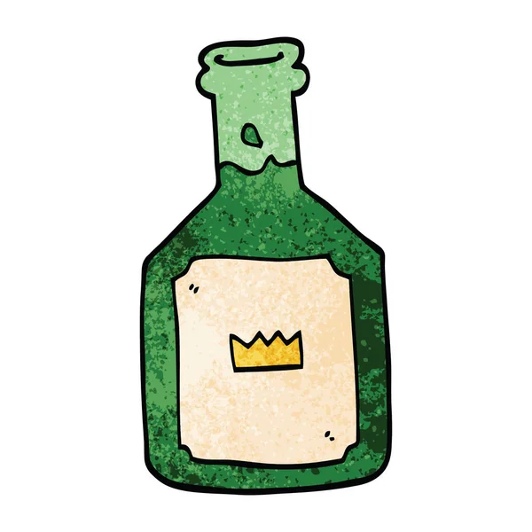 Cartoon Doodle Alkoholisches Getränk — Stockvektor