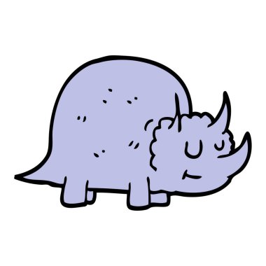 çizgi film doodle tarih öncesi dinozor