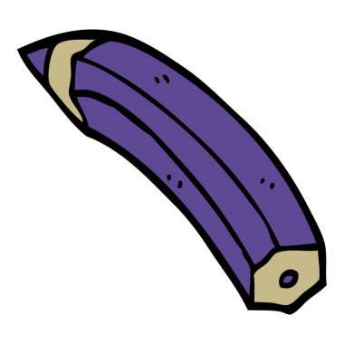 çizgi film doodle renkli kalem