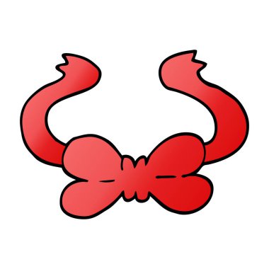 çizgi film doodle papyon