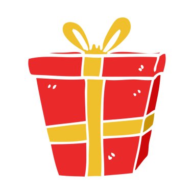 çizgi film doodle mevcut sarılmış