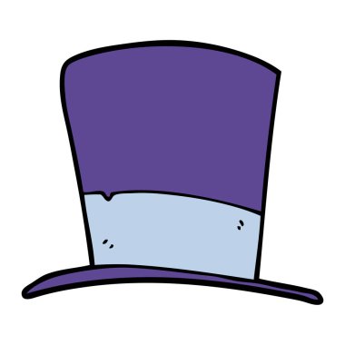 karikatür silindir şapka