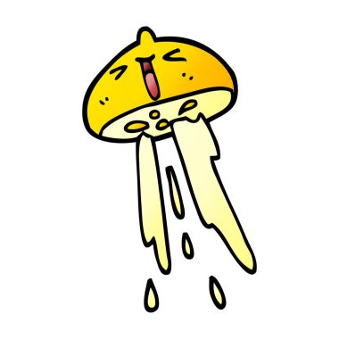 çizgi film doodle oyuncak limon