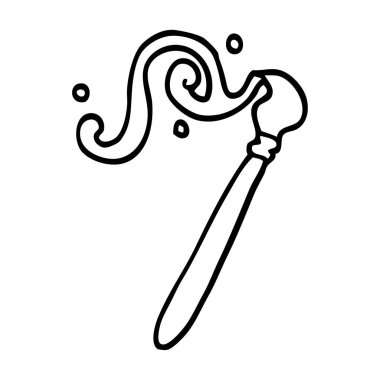 çizim karikatür boya fırçası