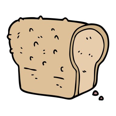 çizgi film doodle somun ekmek