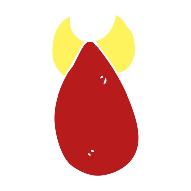 çizgi film doodle atom bombası