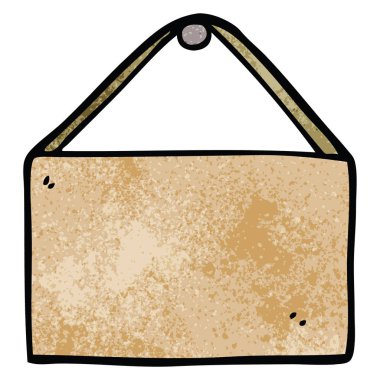 Doodle boş işareti karikatür