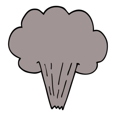 çizgi film doodle genişlemenin bulut