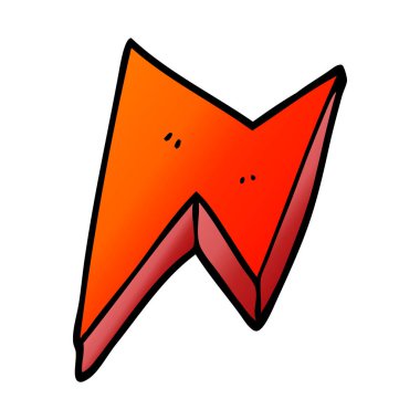 çizgi film doodle yangın cıvata