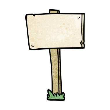 çizgi film doodle işareti yazı