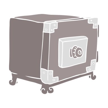 düz renk tarzı çizgi film geleneksel güvenli