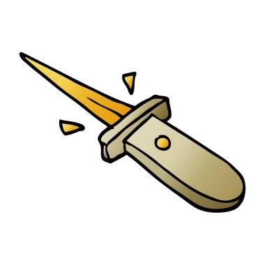 çizgi film flick bıçak doodle