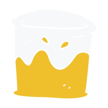 çizgi film cam bardak içki doodle